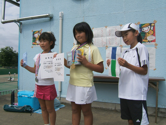 第８回小山市ジュニア大会 小学生２ ３年生以下の部 小山市テニス協会