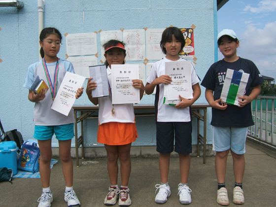 第８回小山市ジュニア大会 小学生４年生以下の部 小山市テニス協会
