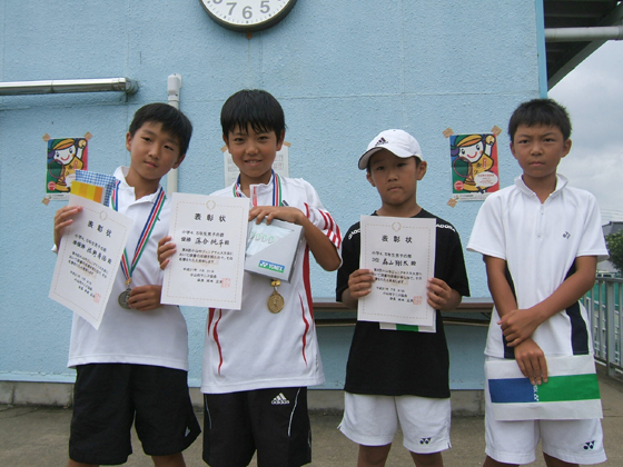 第８回小山市ジュニア大会 小学生４ ５年生の部 小山市テニス協会